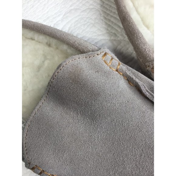 EMU Ridge Mens Beige Cow Suede Shearling Lined Slippers Size US 10 (L) - Picture 9 of 9